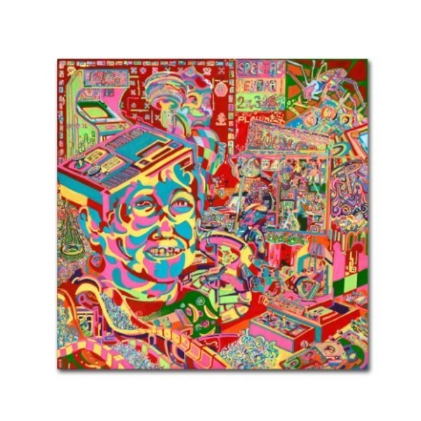 Trademark Fine Art Josh Byer 'The Gamer Kid' Canvas Art, 24x24 ALI5569-C2424GG